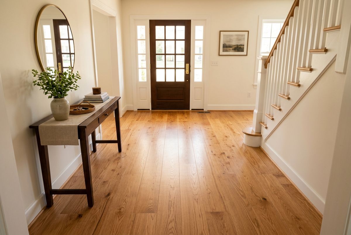 Newly installed door in a home in Bucks County