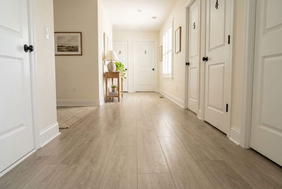 Newly installed door in a home in Canadian County