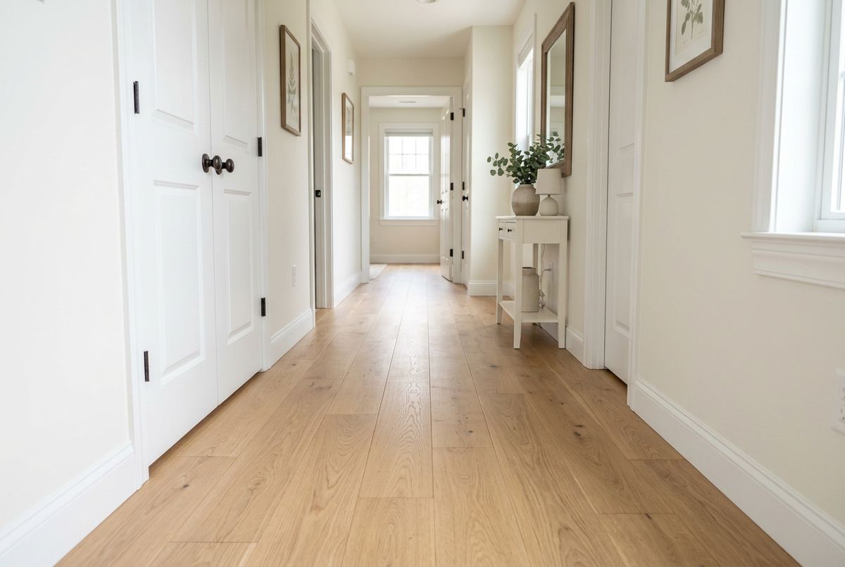 Newly installed door in a home in Clay County