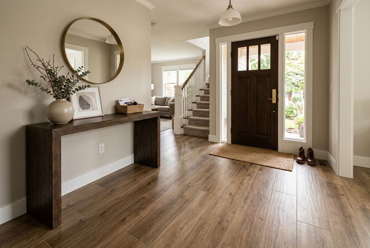 Recently installed door in a Colrain, MA home